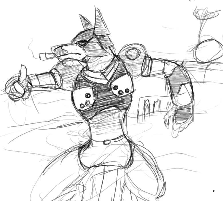 I drew a protogen but I altered some parts, is it allowed or should I scrap  it? : r/furry