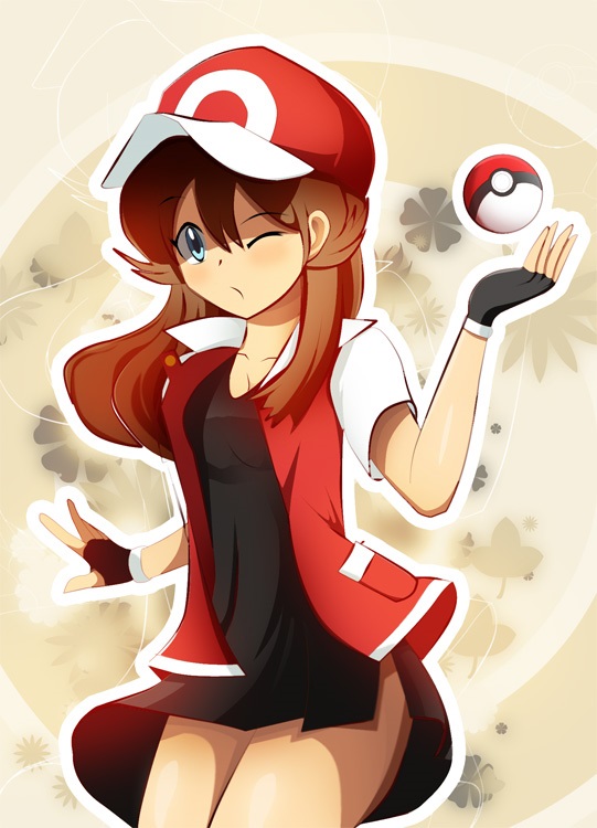 pokemon trainer leaf hot