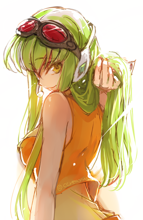 New smiling C.C art by ccreayus : r/CodeGeass